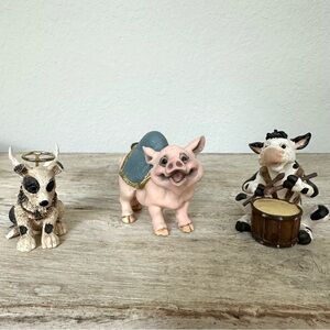 Big Sky Carvers Random Barn Animals Resin Partial Nativity Set